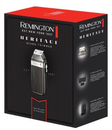 Remington MB9100 beard trimmer AC/Battery 8 1.5 cm Wet & Dry Black, Stainless steel