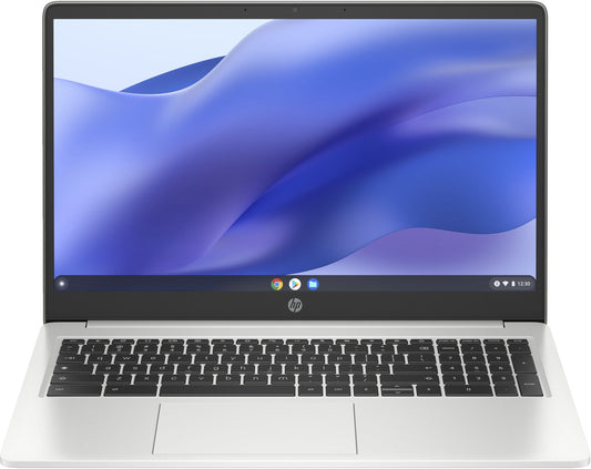HP Chromebook 15a-na0007na Intel® Celeron® N4500 39.6 cm (15.6") HD 4 GB LPDDR4x-SDRAM 128 GB eMMC Wi-Fi 5 (802.11ac) ChromeOS Silver