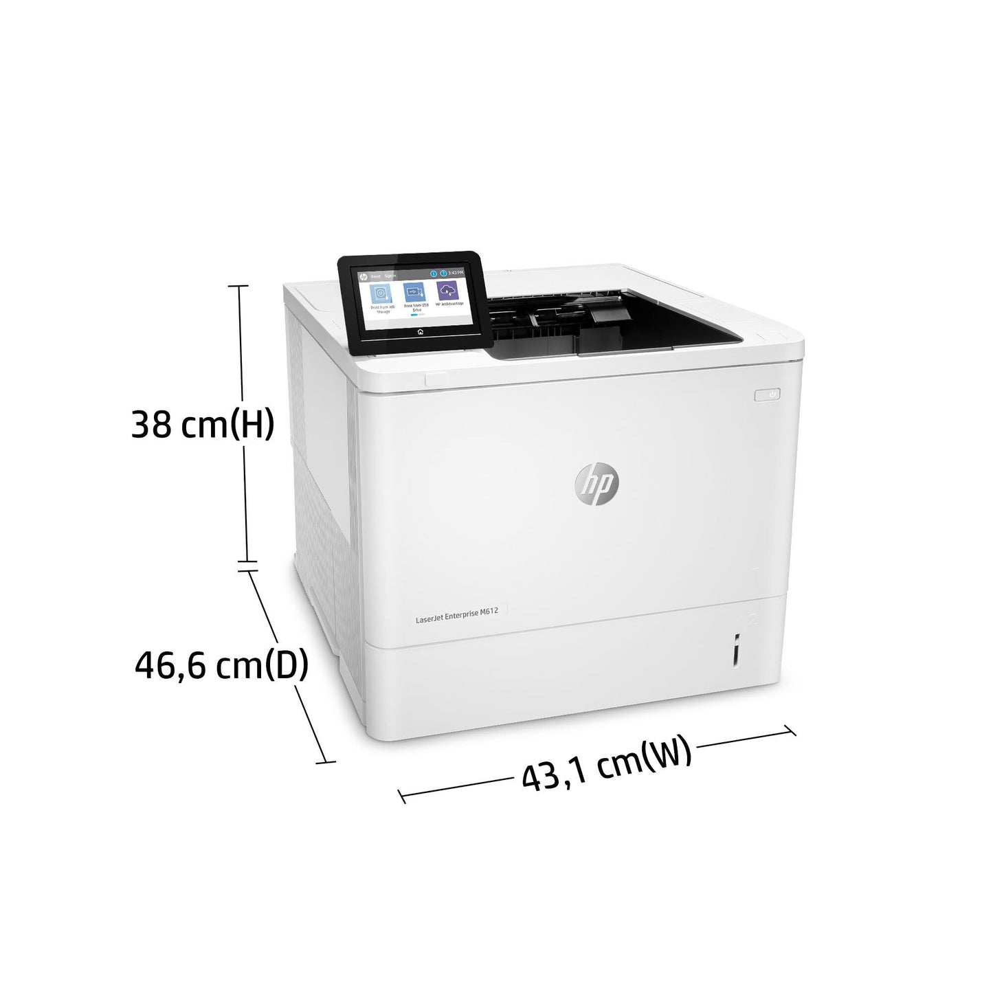 HP LaserJet Enterprise M612dn, Print, Two-sided printing