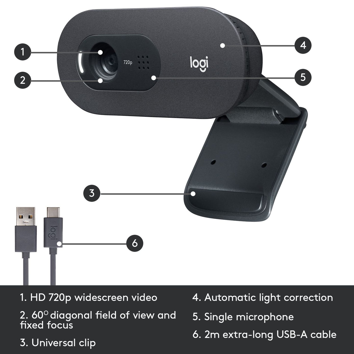 Logitech C505 HD WEBCAM