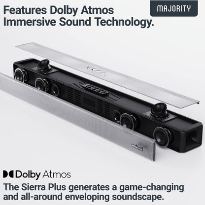 Majority Dolby Atmos Bluetooth Wireless Sound Bar 2.0.2