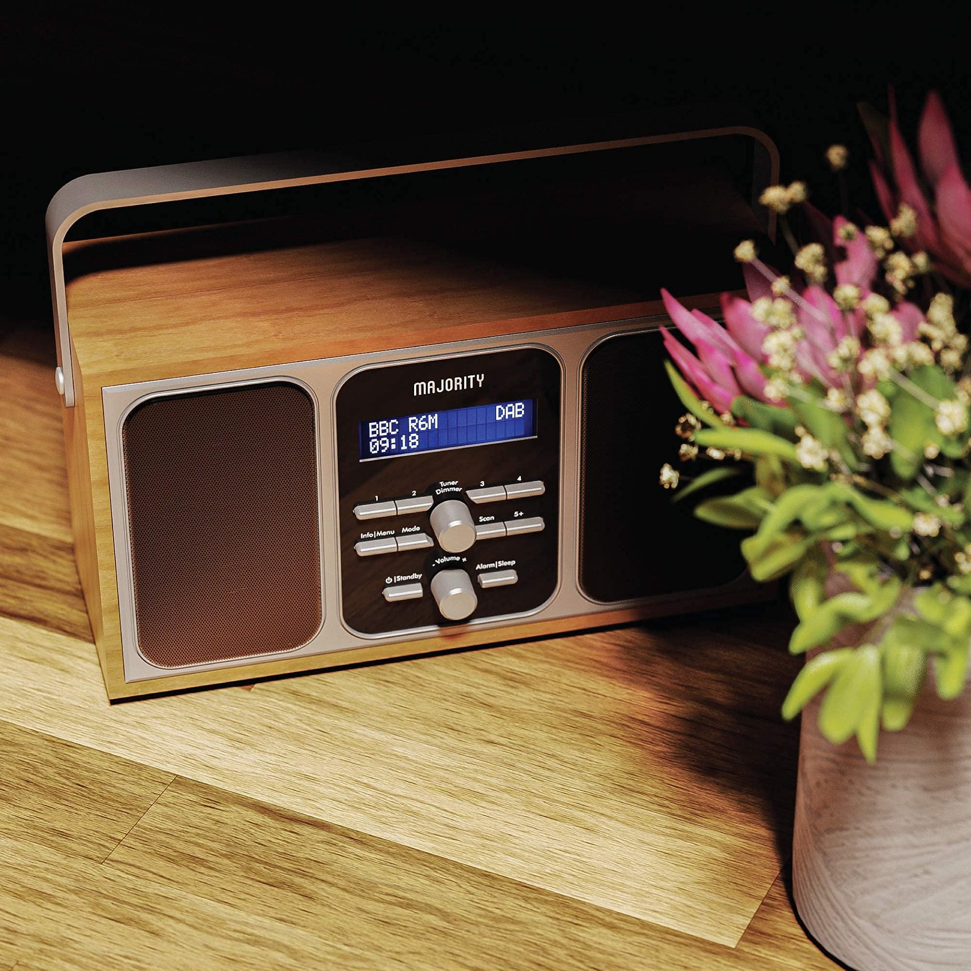 Portable DAB Radio and Alarm Clock, Girton